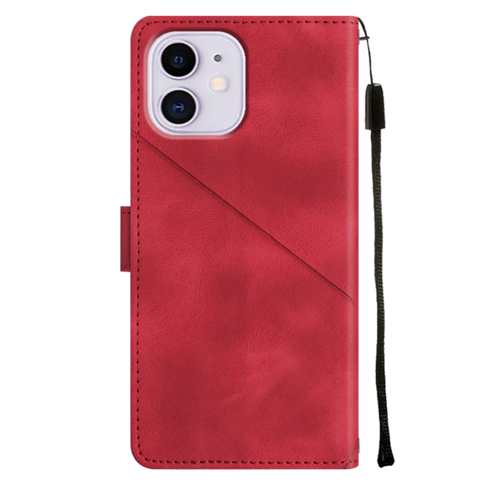 PT005 YB Imprinting Series-6 For iPhone 11 6.1 inch PU Leather Stand Phone Case Flip Folio Wallet Cover PT005 YB Imprinting Series-6 For iPhone 11 6.1 inch PU Leather Stand Phone Case Flip Folio Wallet Cover
